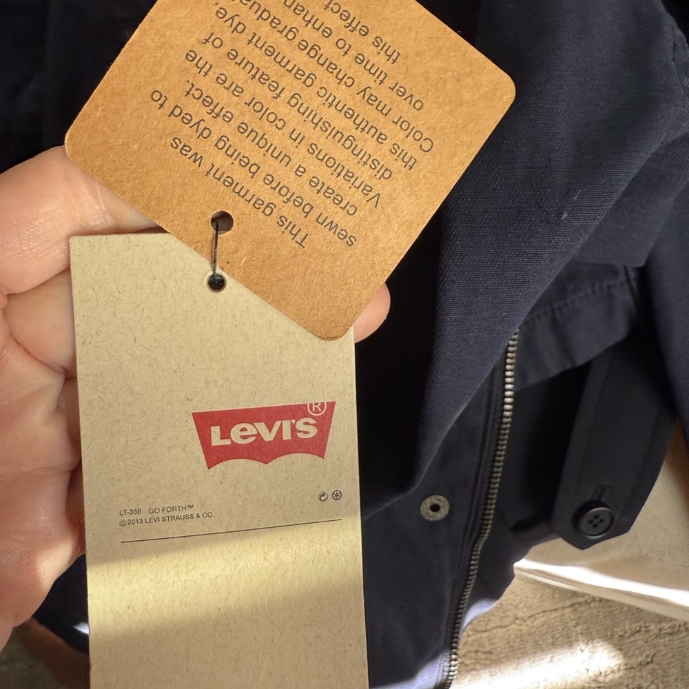 Levi's‎ Black Denim Jacket with Iconic Patch NWT - image 10